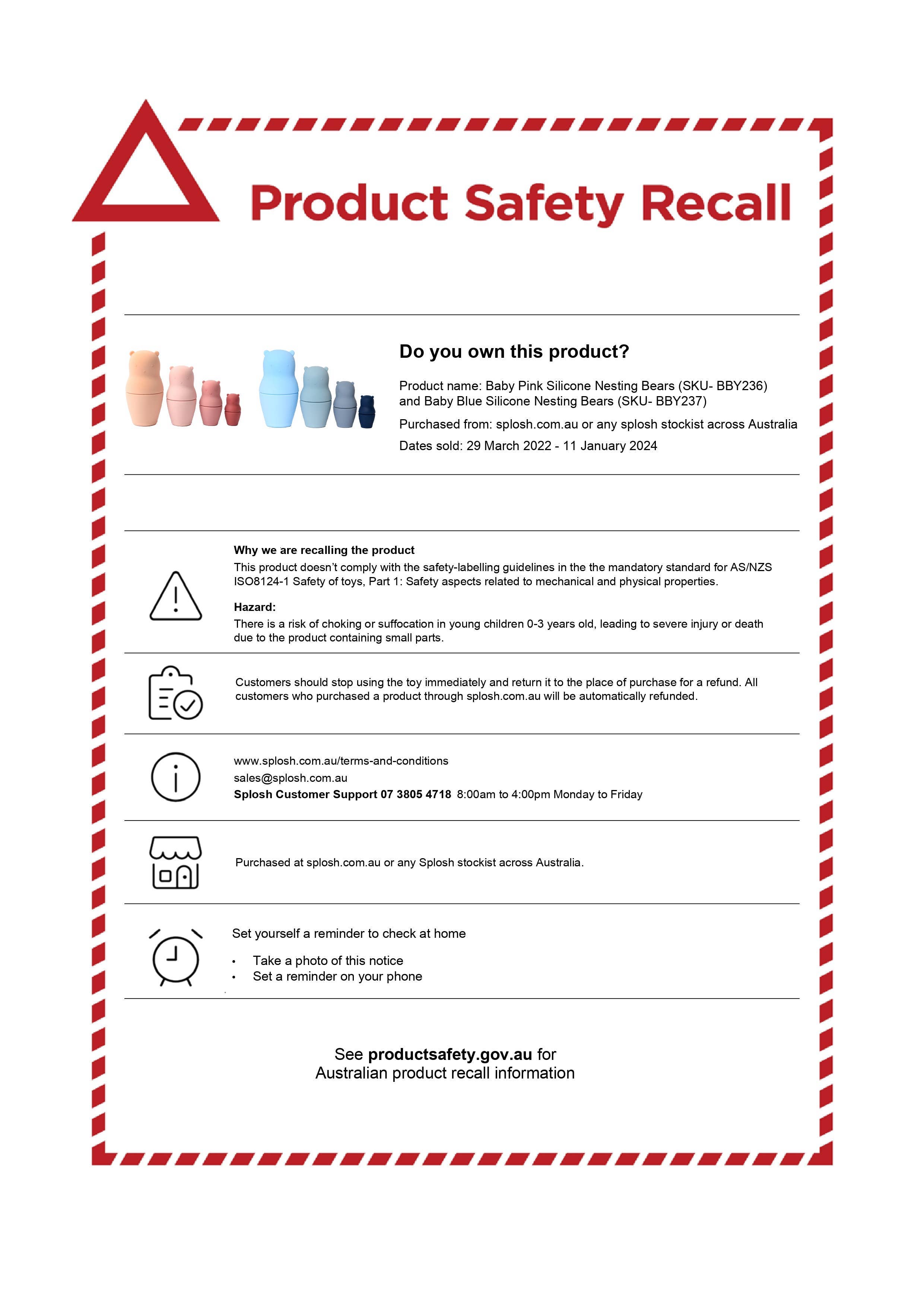 Don't Hold Back Mug Recall