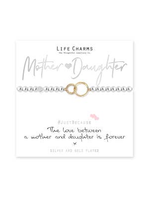 Life Charms Just Because Mother Daughter Bracelet