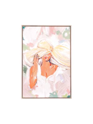 Love, Vera Woman Framed Canvas 94x64