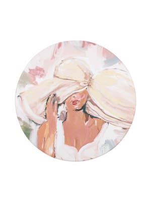 Love, Vera Woman Ceramic Coaster