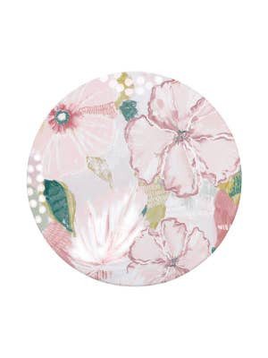 Love, Vera Clay Floral Ceramic Coaster