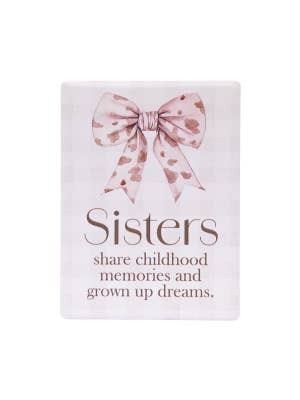 Saddle & Bloom Sisters Ceramic Magnet