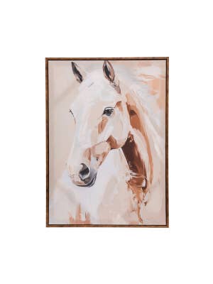Saddle & Bloom Horse Canvas 50x70