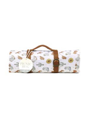 Saddle & Bloom Picnic Rug