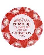 Christmas Skies Ceramic Coaster