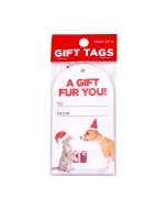 Christmas Fur You Set Of 6 Gift Tags