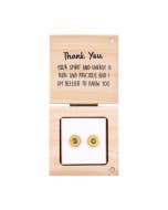Heart & Soul Thank You Earrings