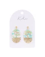 KiKi Aqua Shimmer Earrings