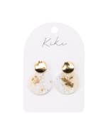 KiKi Light Shimmer Rounds Earrings
