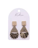 KiKi Gold Fans Earrings