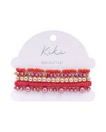 KiKi Crimson Dream Bracelet Set