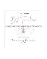Life Charms Just Because Best Teacher Bracelet