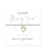 Life Charms Just Because Missing You Bracelet