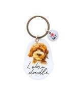 Pet Keyring Labradoodle