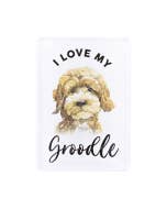 Pet Lovers Groodle Acrylic Magnet