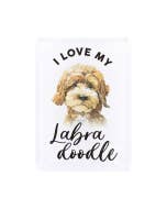 Pet Lovers Labradoodle Acrylic Magnet
