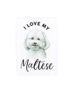 Pet Lovers Maltese Acrylic Magnet