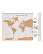 Travel Board Large World Map