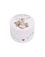 Tiny Wonders First Curl Ceramic Keepsake Box