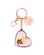 Valentine's Day Bee Keyring